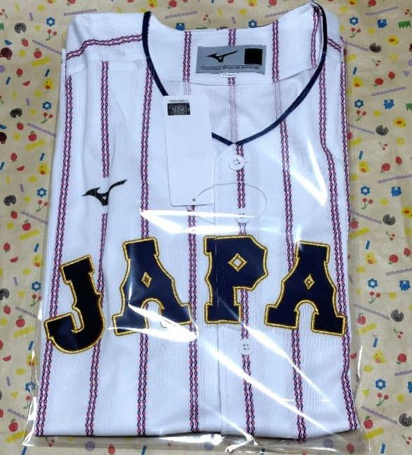WBC 侍ジャパン 日本代表 レプリカユニフォームホーム背番号なし未使用ロゴ刺繍