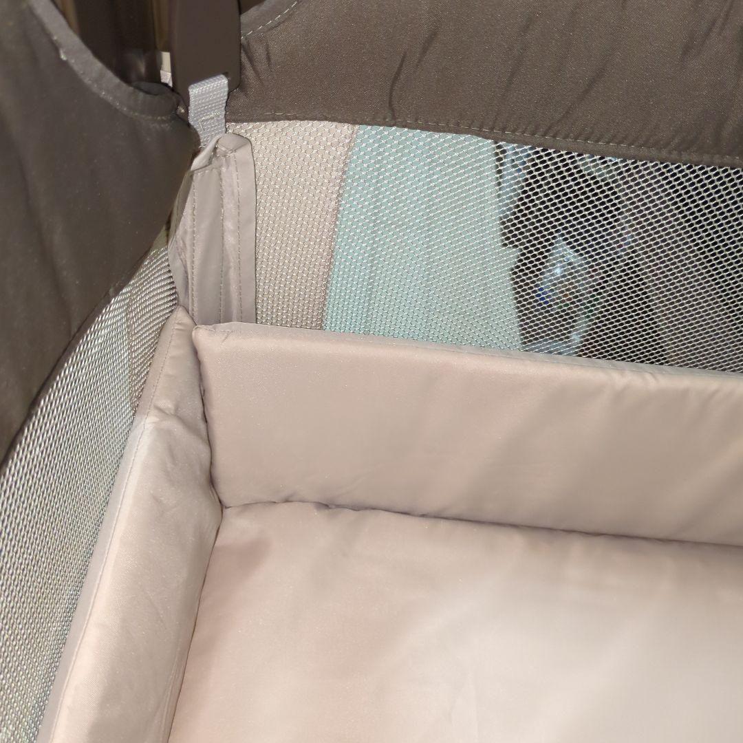 【美品】 アップリカ ココネル ベビーベッド ココア ブラウン プレイヤード