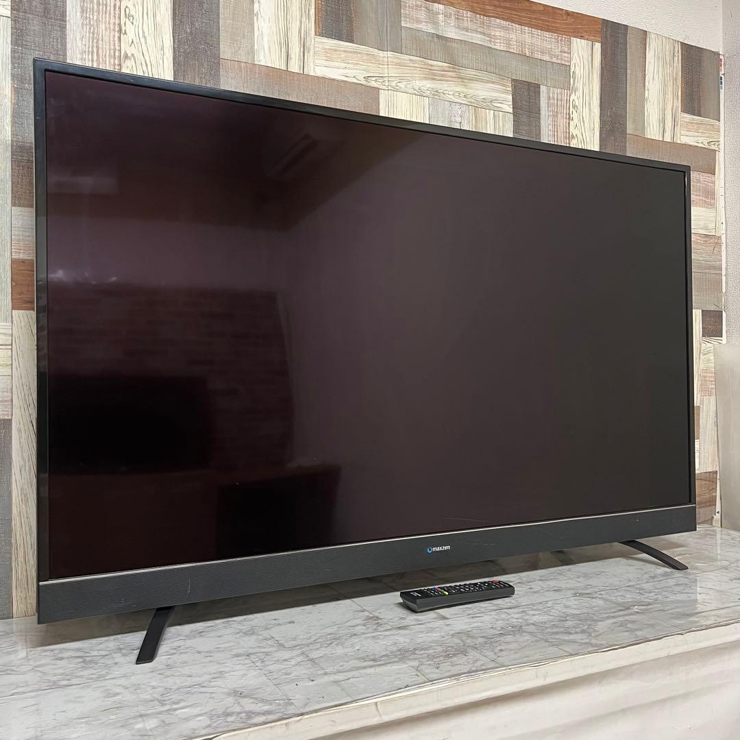 即日受渡❣️全国送料込MAXZEN55型4K液晶テレビゲームモード外付HDD対応