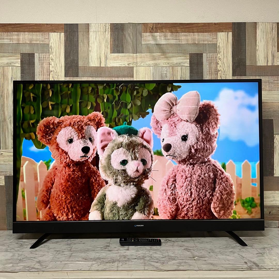 即日受渡❣️全国送料込MAXZEN55型4K液晶テレビゲームモード外付HDD対応