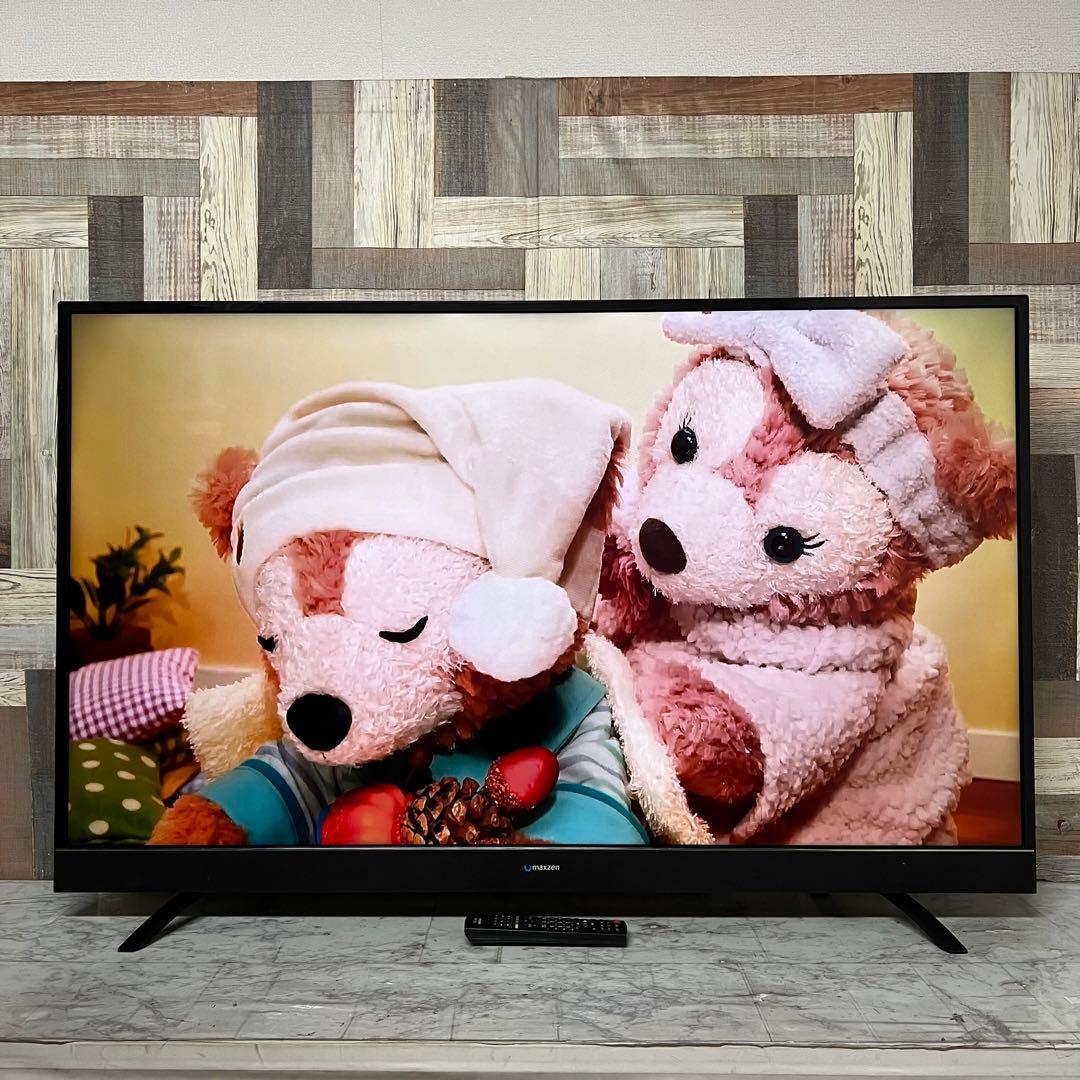 即日受渡❣️全国送料込MAXZEN55型4K液晶テレビゲームモード外付HDD対応
