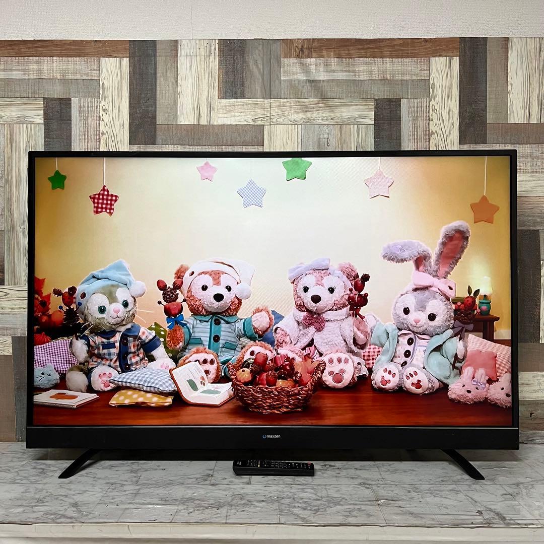 即日受渡❣️全国送料込MAXZEN55型4K液晶テレビゲームモード外付HDD対応