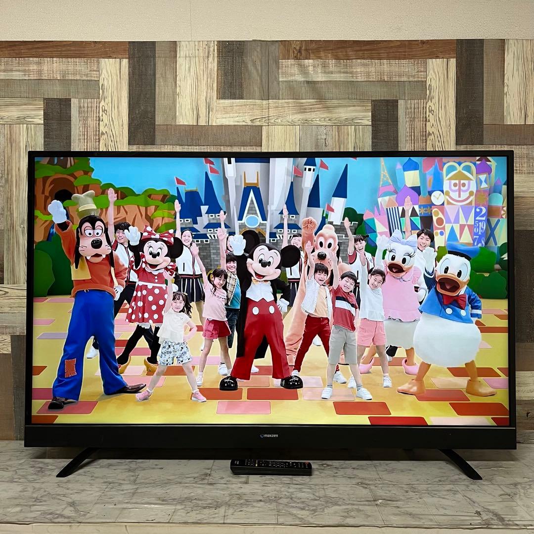 即日受渡❣️全国送料込MAXZEN55型4K液晶テレビゲームモード外付HDD対応