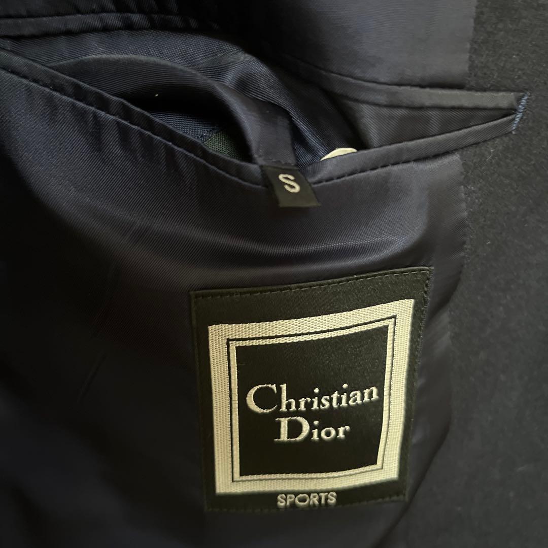 ChristianDior/クリスチャンディオール◆金ボタン/紺ブレ ジャケット