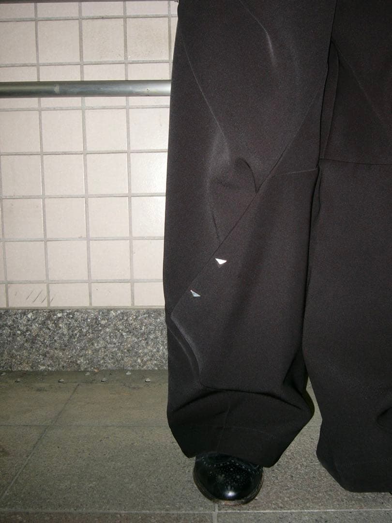 BAOVICTO 23SS 変形 ワイドパンツ ブラック サイズ1 common