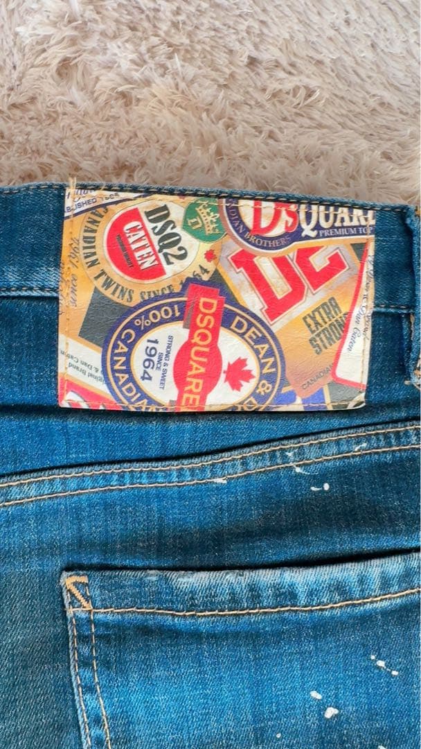 DSQUARED2 ダメージ加工デニム　44