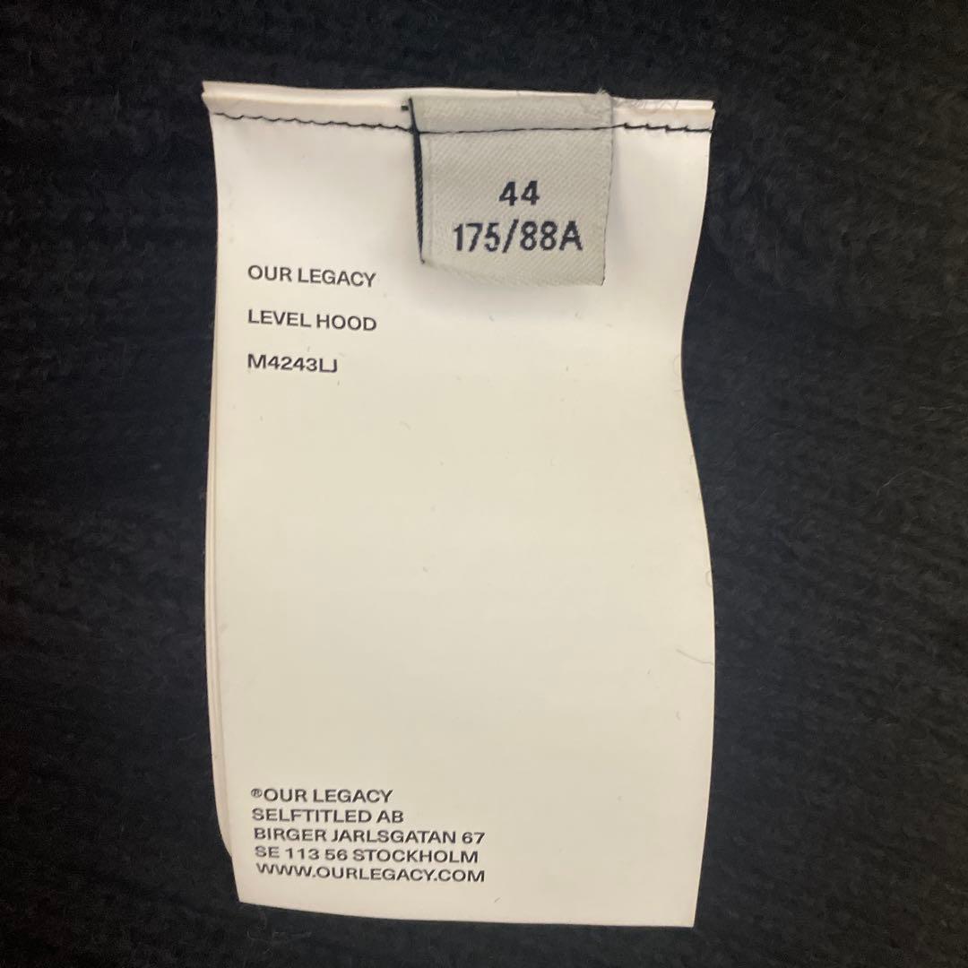 トップス OUR LEGACY LEVEL HOOD 44 24AW