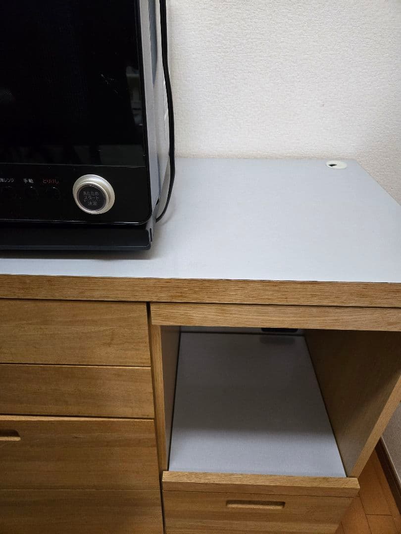 uniko　HUTTE　木製食器棚　カップボード　キッチンカウンター　明日まで