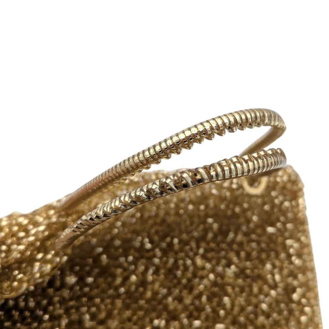 【美品】アンテプリマ ワイヤーバッグ トートバッグ 金 ゴールド スクエア ミニ