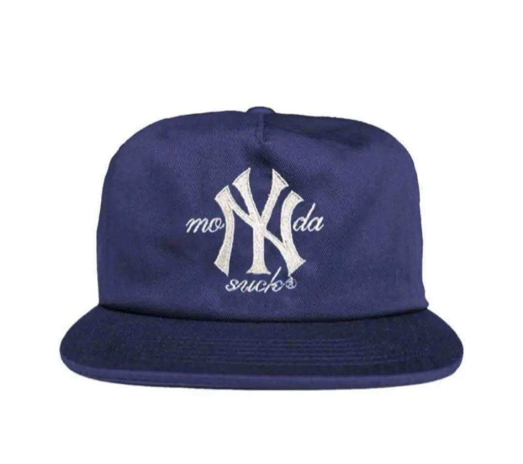 Monday suck マンデーサック　キャップ　ネイビー