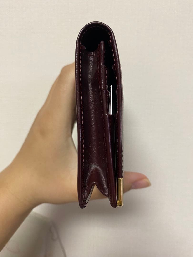 Cartier ボルドー 長財布 マストライン 使用期間約2ヶ月
