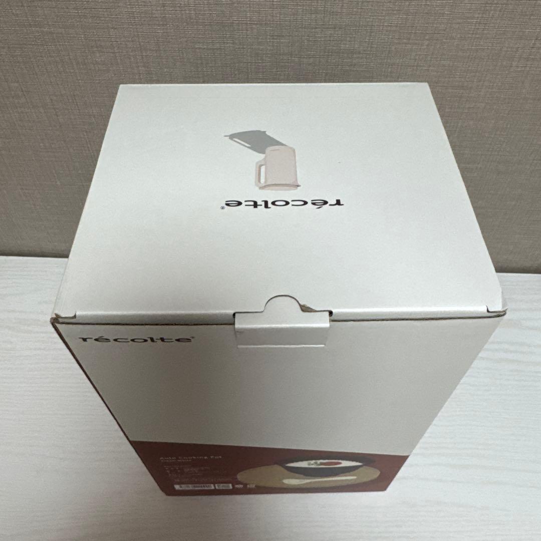 レコルト 自動調理ポット　クリームホワイト