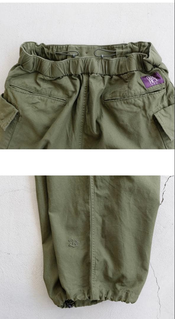 nanamica店舗限定GUNGHOカーゴパンツ