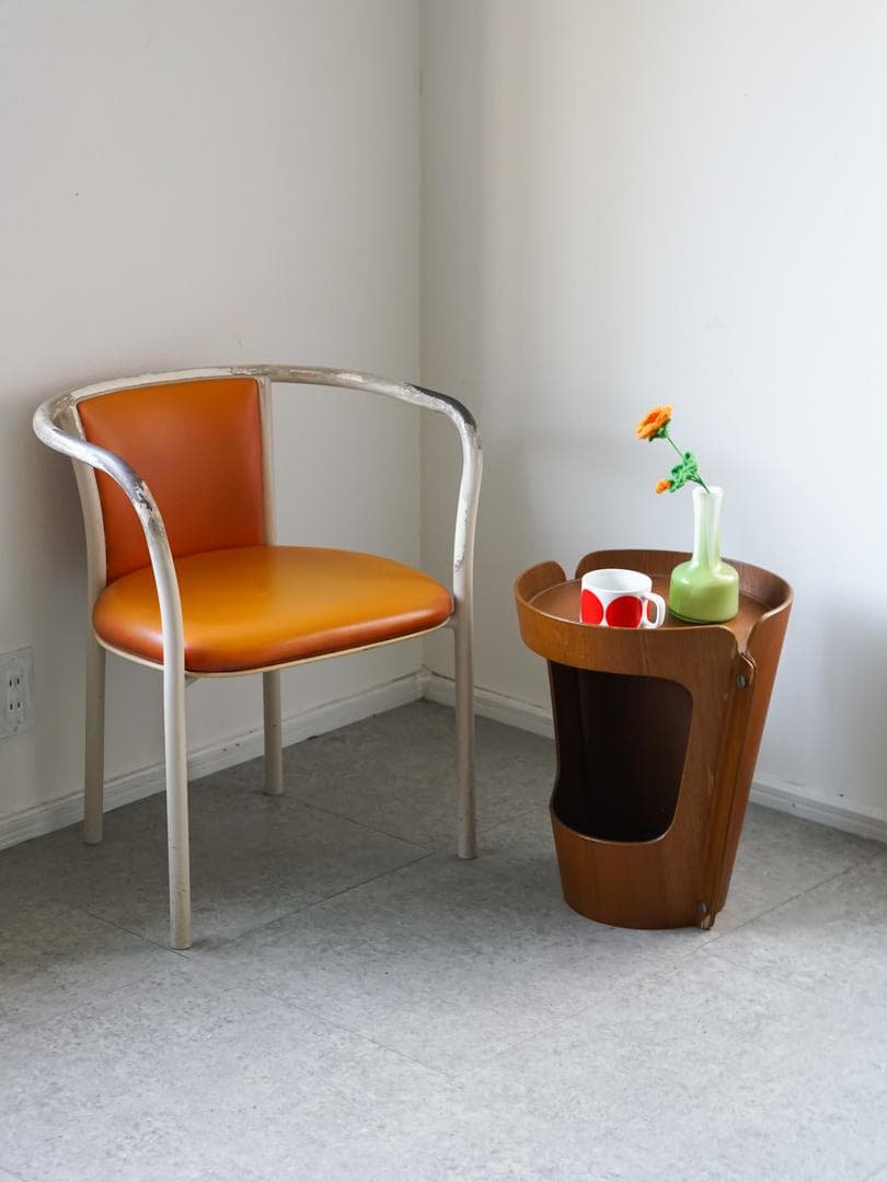 60-70's ヴィンテージ サイドテーブル/収納 ミッドセンチュリー モダン