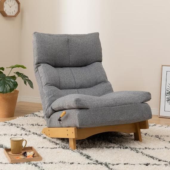 お*き様 リクライナーソファ(KJ-1 GY/NA 右レバー)