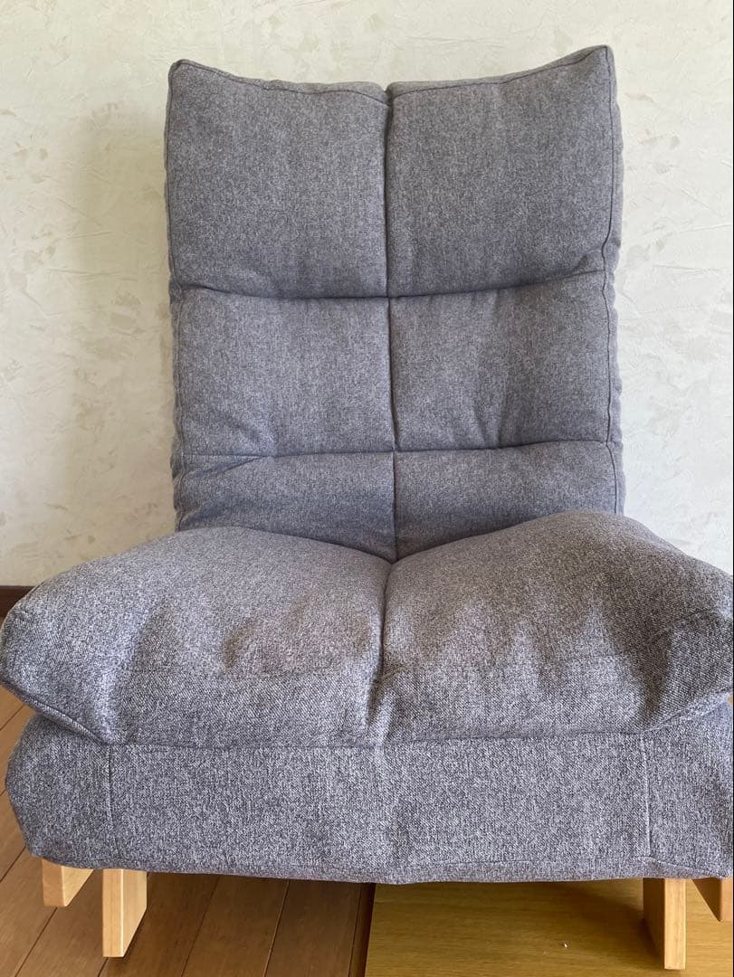 お*き様 リクライナーソファ(KJ-1 GY/NA 右レバー)