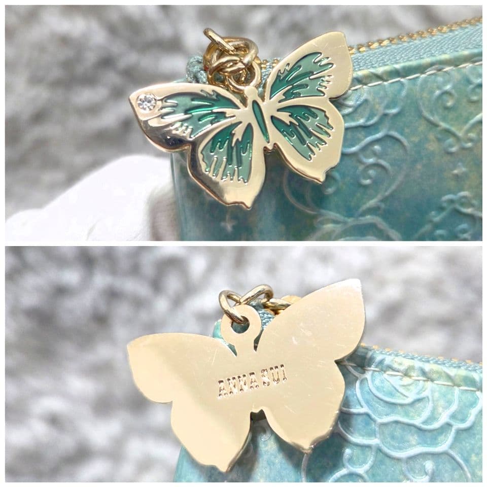 新品未使用❀ANNA SUI アナスイ ローズハート L字ファスナ－ 長財布