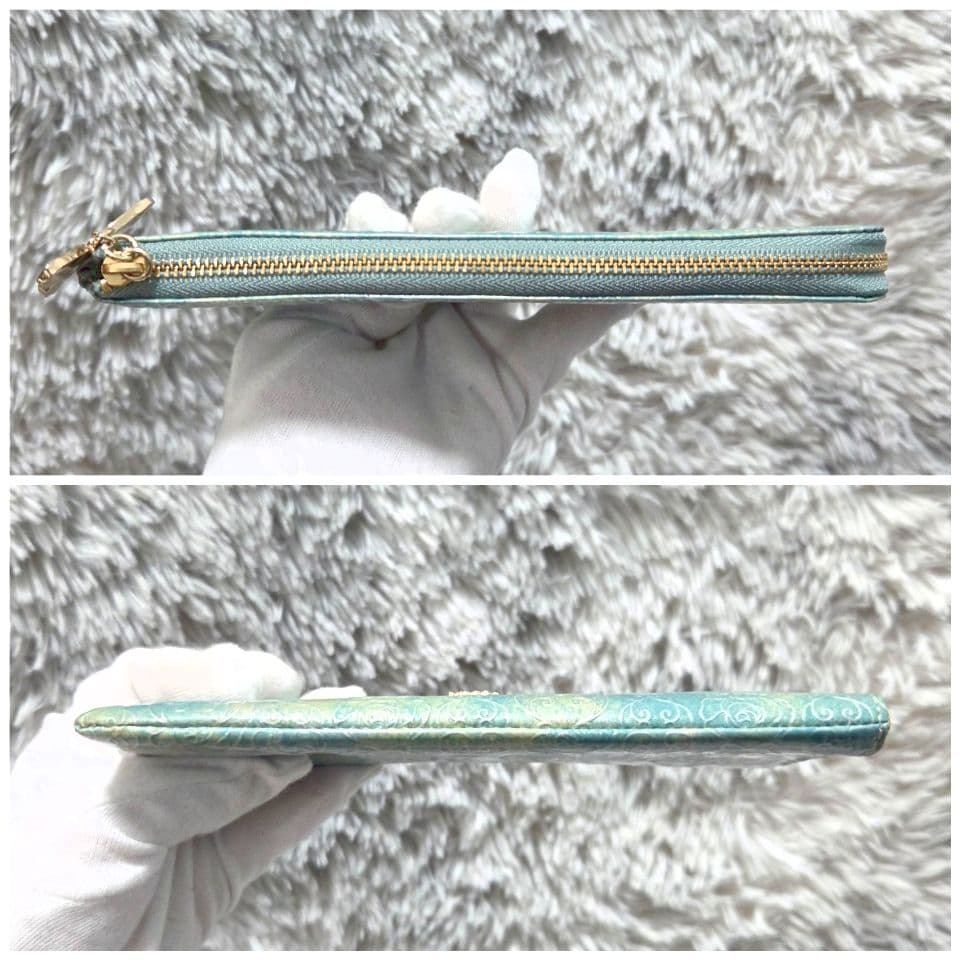 新品未使用❀ANNA SUI アナスイ ローズハート L字ファスナ－ 長財布