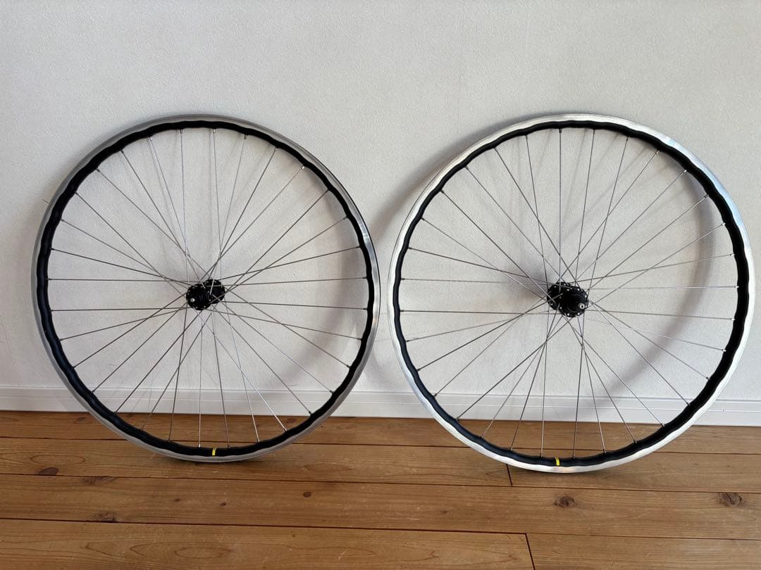 美品 手組 MAVIC OPEN PRO UST ピスト ホイール グランコンペ