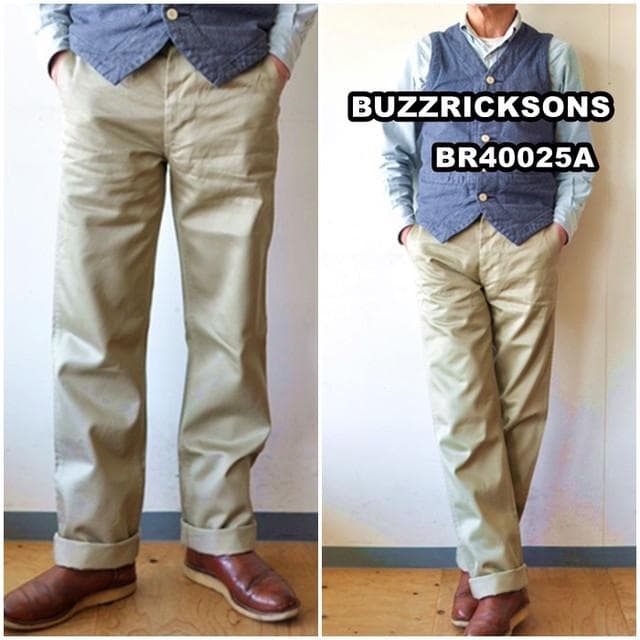 バズリクソンズ　BUZZRICKSONS　 チノパンツ　40025 33