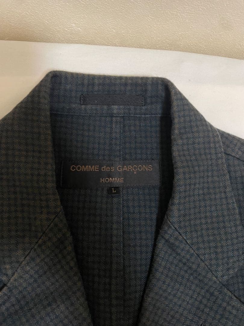 コムデギャルソンオム　テーラードジャケット　綿　コットン　2002 田中オム