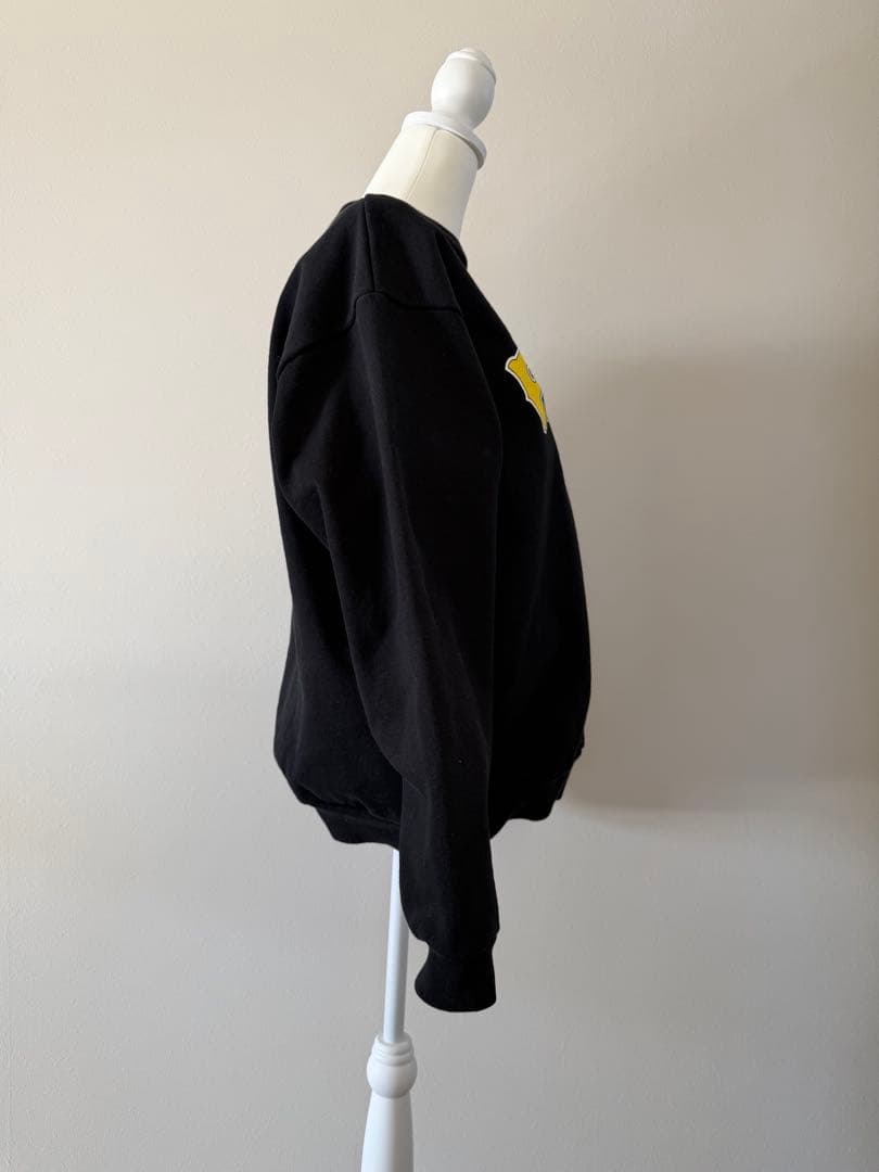 値引き中【美品】PORKCHOP 裏起毛クルーネックスウェット ブラックM