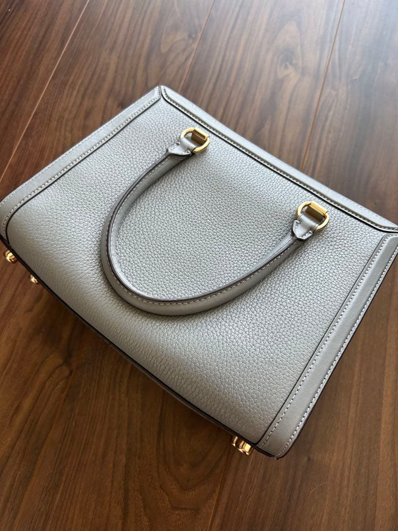 COACH グレース キャリーオール ハンドバッグ グレー超美品！