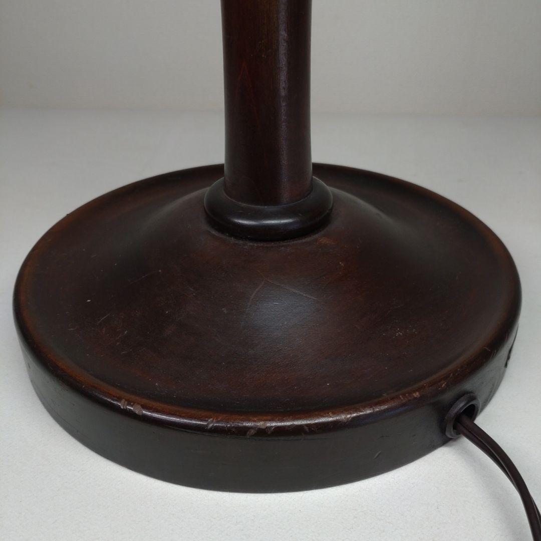 昭和初期 三越特製 木製 電気スタンド 高さ約58cm／照明器具