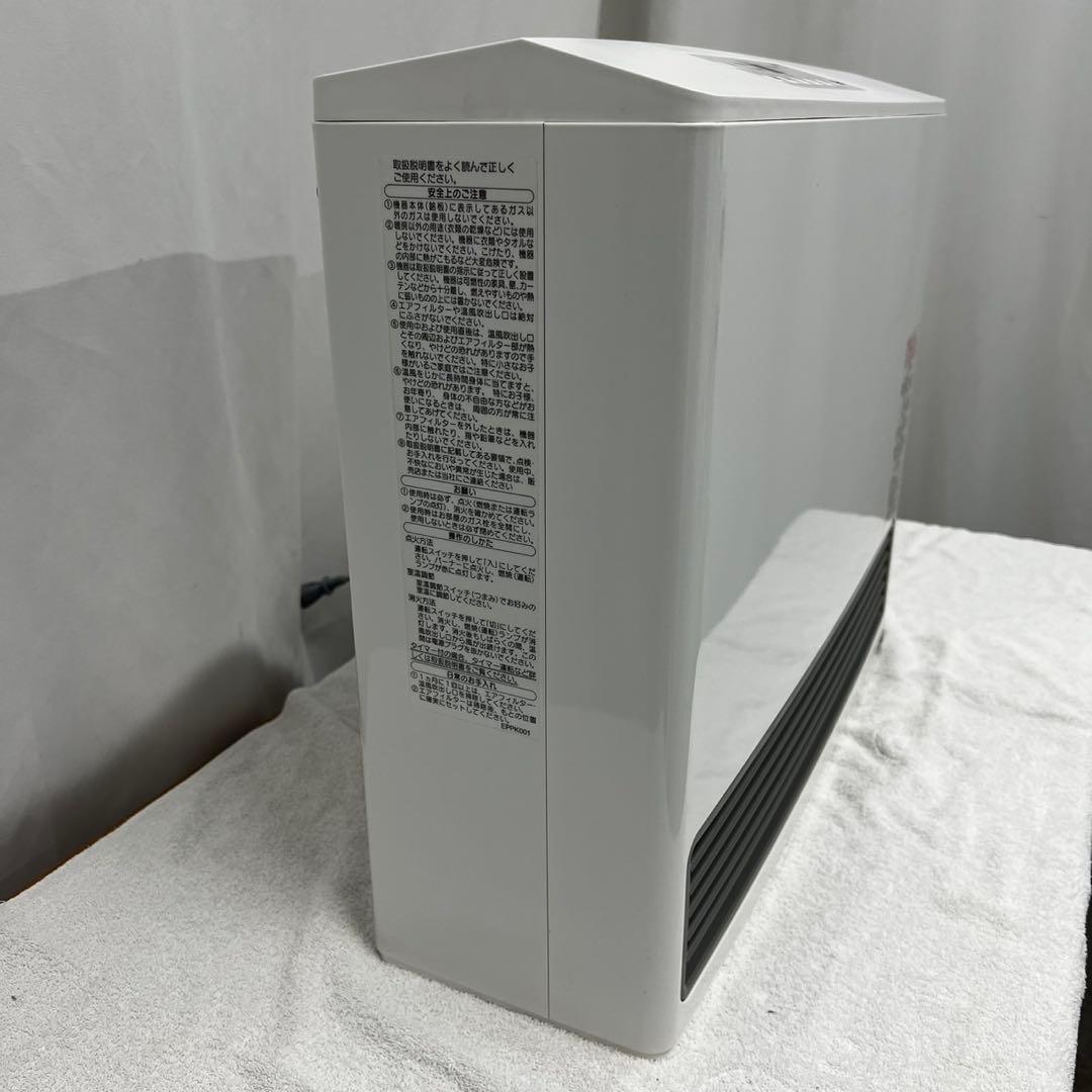 24　ガスファンヒーター　ノーリツ　都市ガス　最新　24年製　送料無料