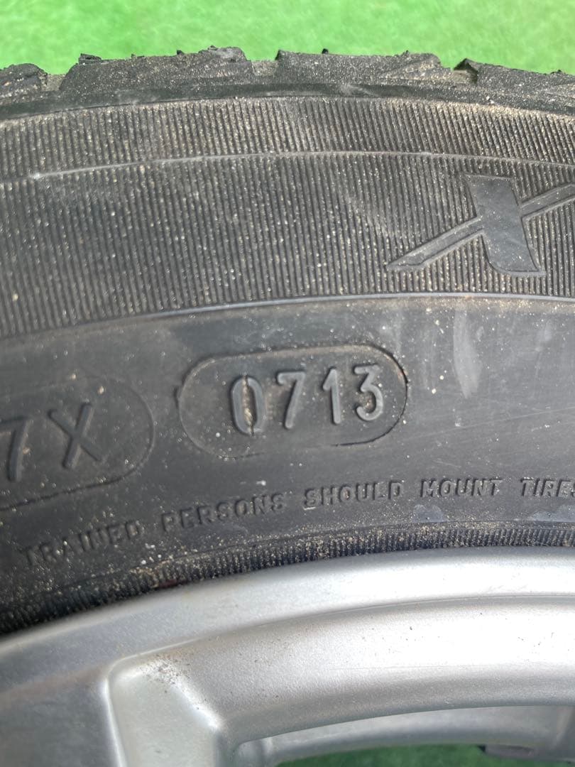 14インチ シルバー 5スポークホイールセット スタッドレス 155/65R14