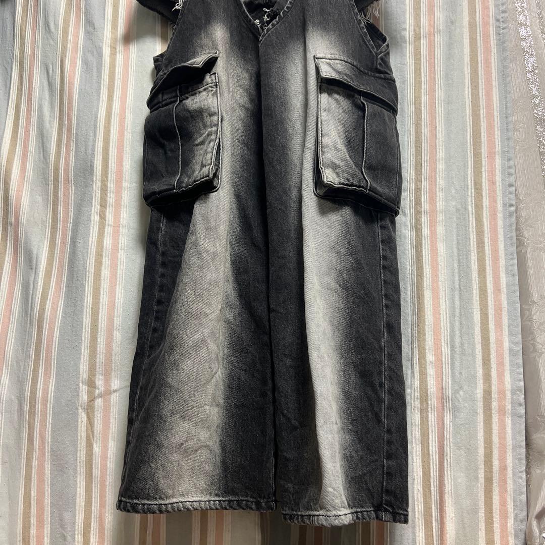 SPIRALGIRLスパイラルガール　2WAYカーゴオーバーダイデニム