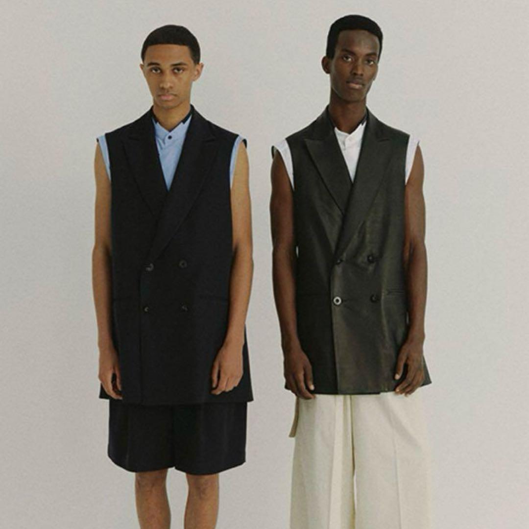 irenisa スリーブレスジャケット　ベスト、ジレ