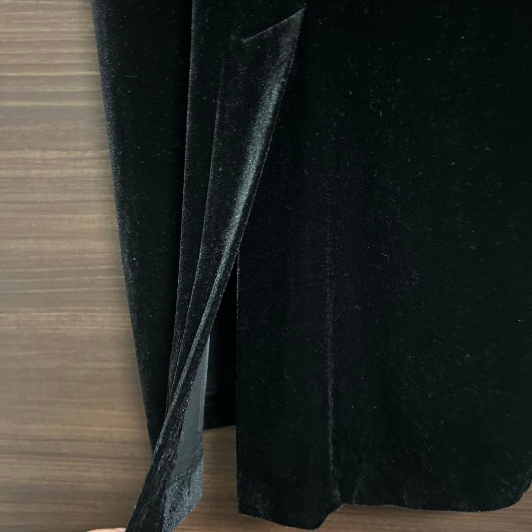 anuke Velour Uneck Onepiece ブラック　36