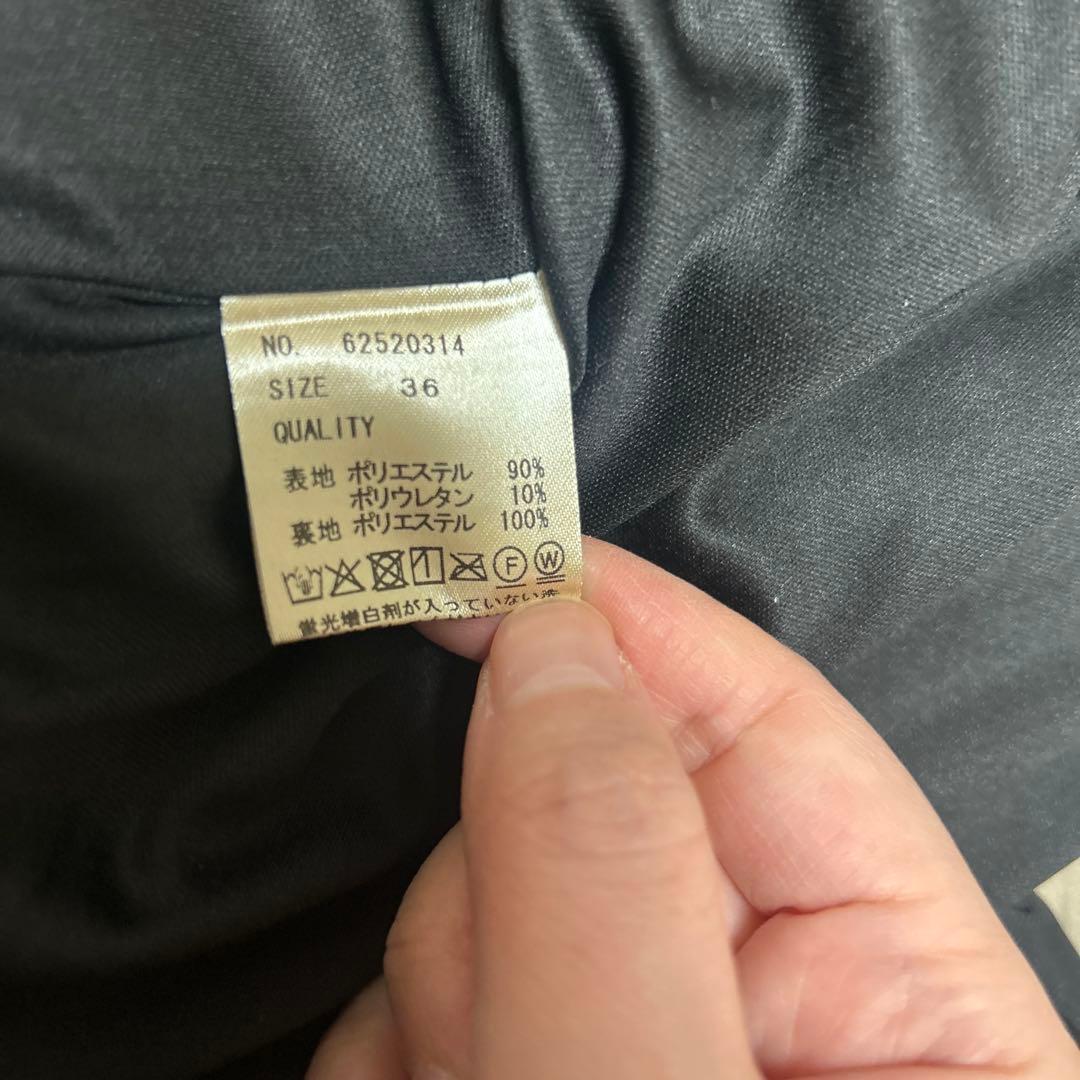 anuke Velour Uneck Onepiece ブラック　36