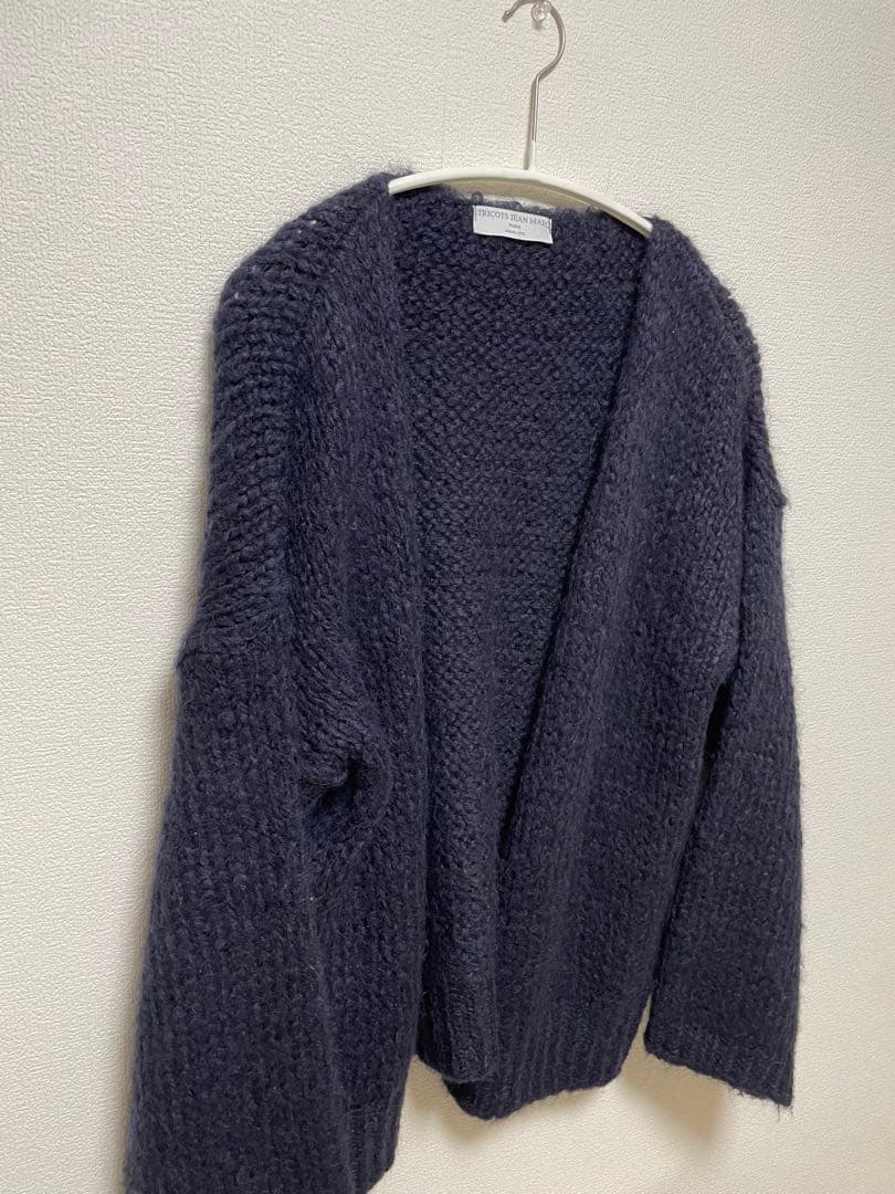 TRICOTS JEAN MARC ネイビー　カーディガン
