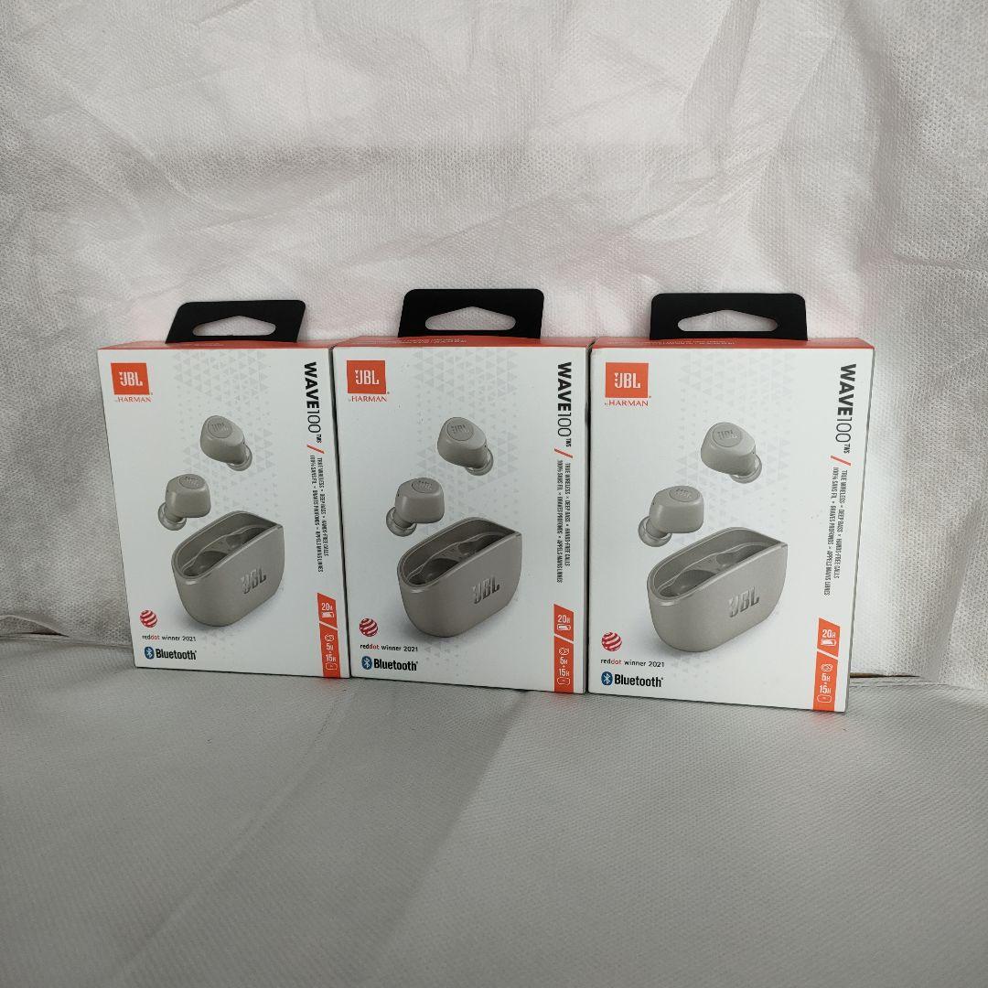 【新品未開封】JBL WAVE100TWSワイヤレスイヤホン　3個