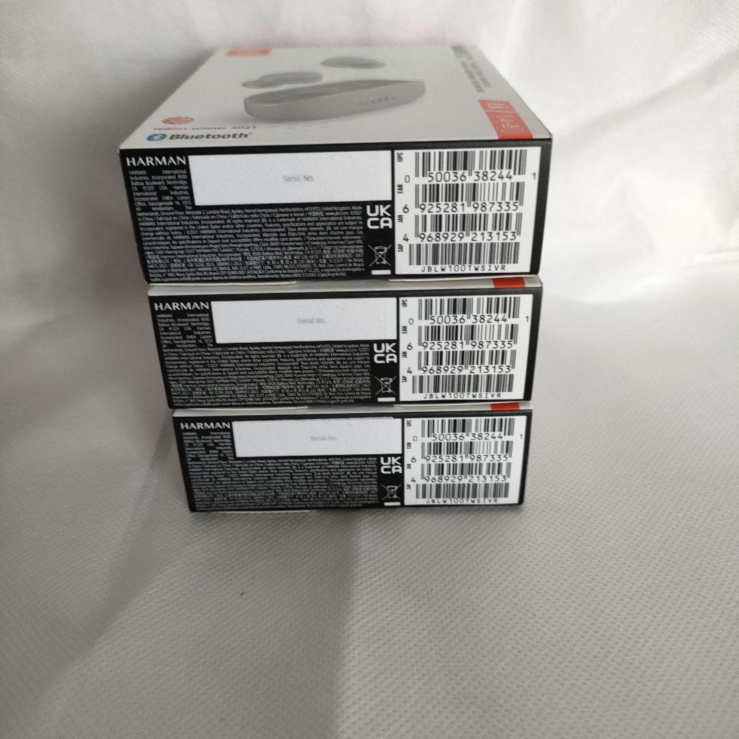 【新品未開封】JBL WAVE100TWSワイヤレスイヤホン　3個