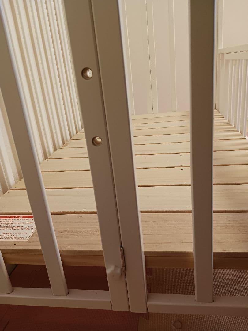 カトージ ベビーベッド 折りたたみ レギュラーサイズ120×70cm ホワイト