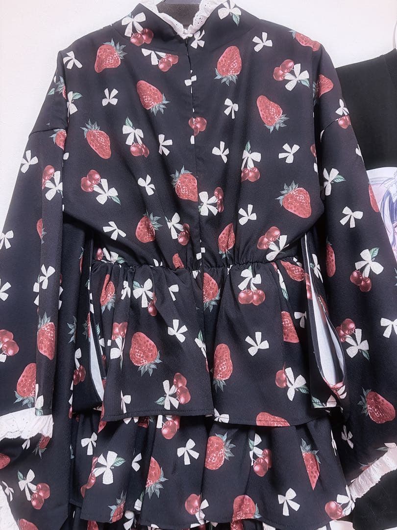 Ank Rouge cherry berry princess 浴衣ワンピース