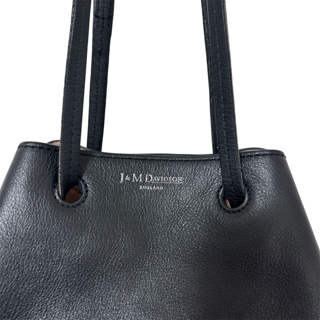 J&M DAVIDSON ミニデイジー スタッズ ショルダーバッグ ブラック