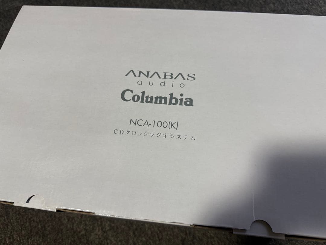 【新品】 アナバス NCA-100 (K) CD クロックラジオシステム