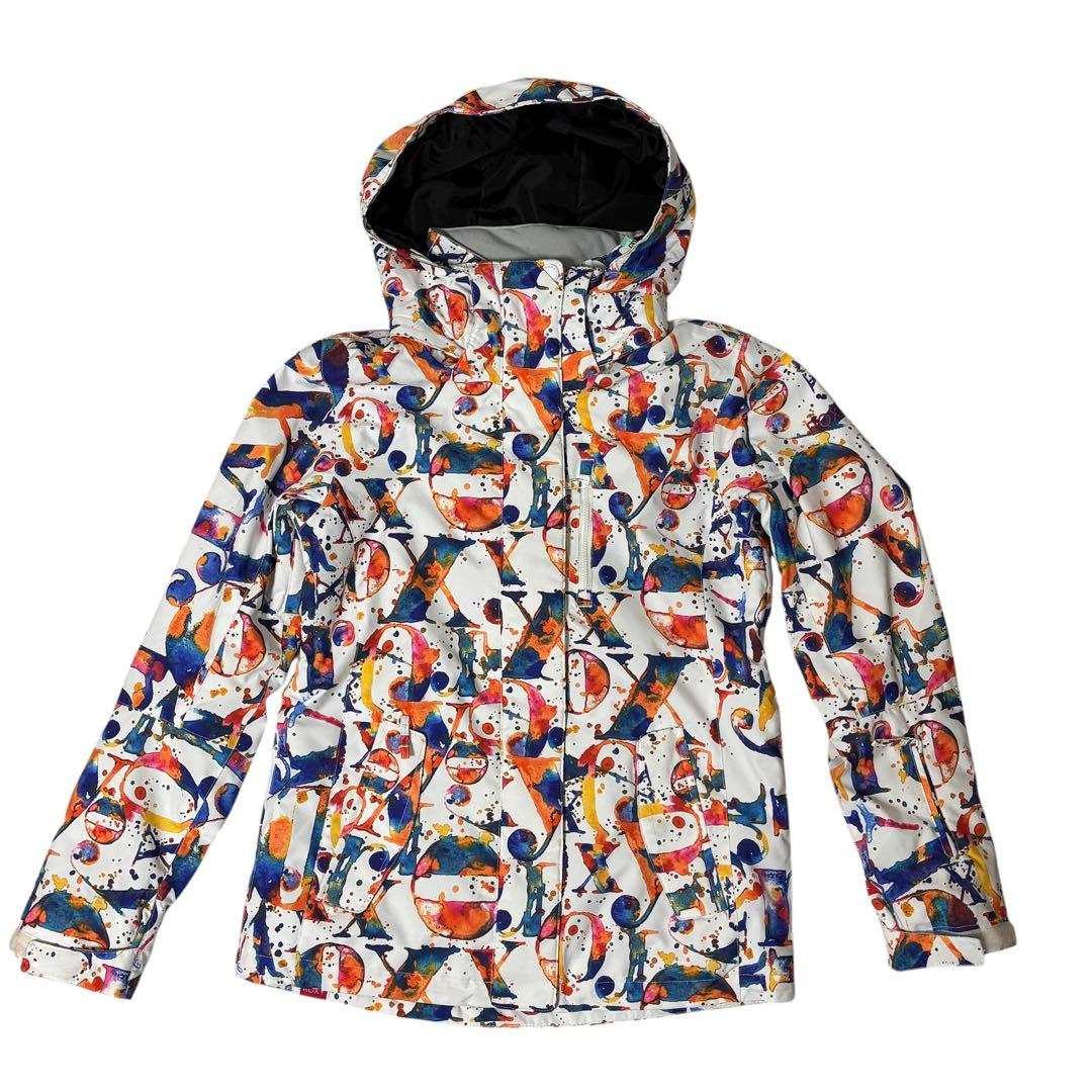 【上下セット】ROXY ロキシー　スキーウェア　総柄　S