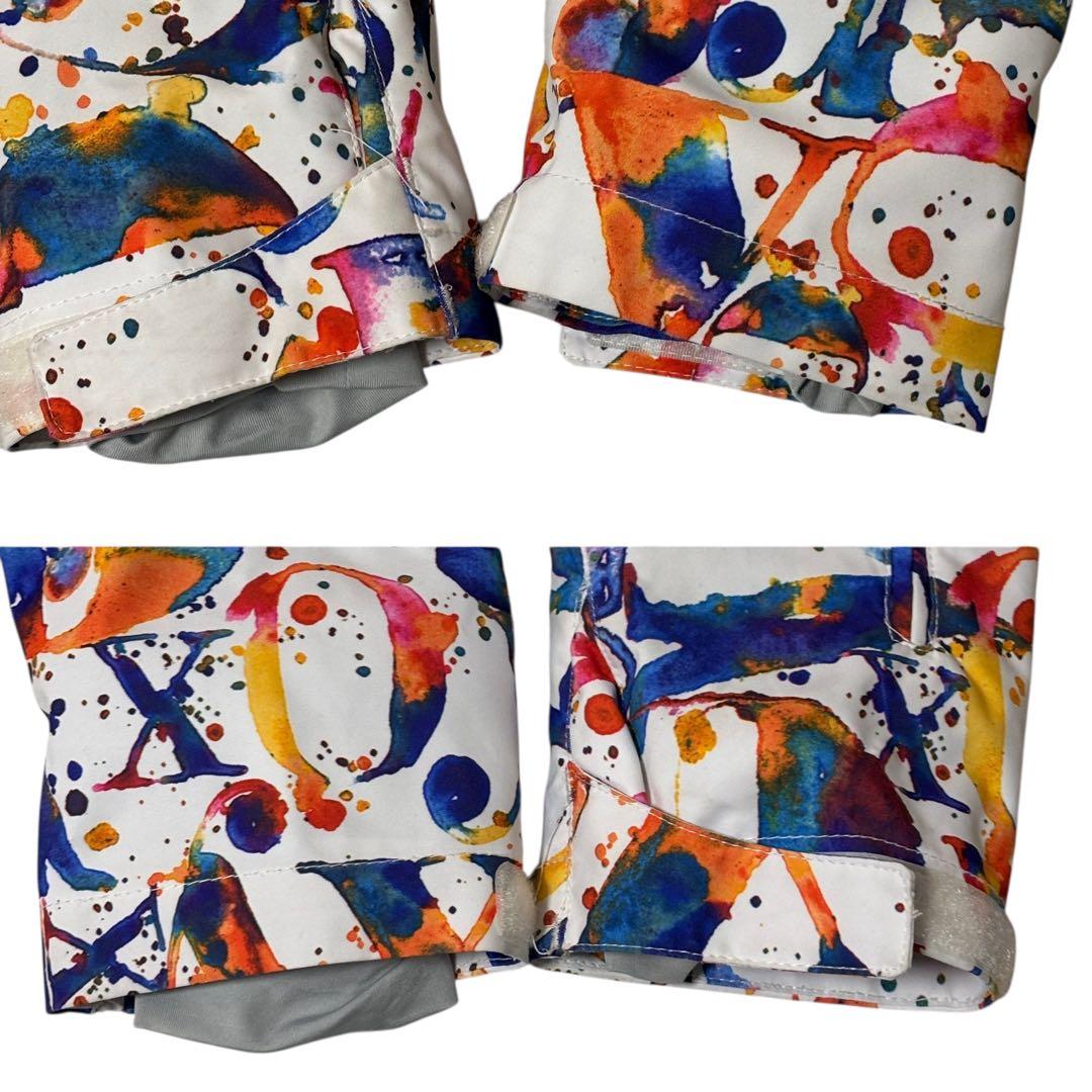 【上下セット】ROXY ロキシー　スキーウェア　総柄　S