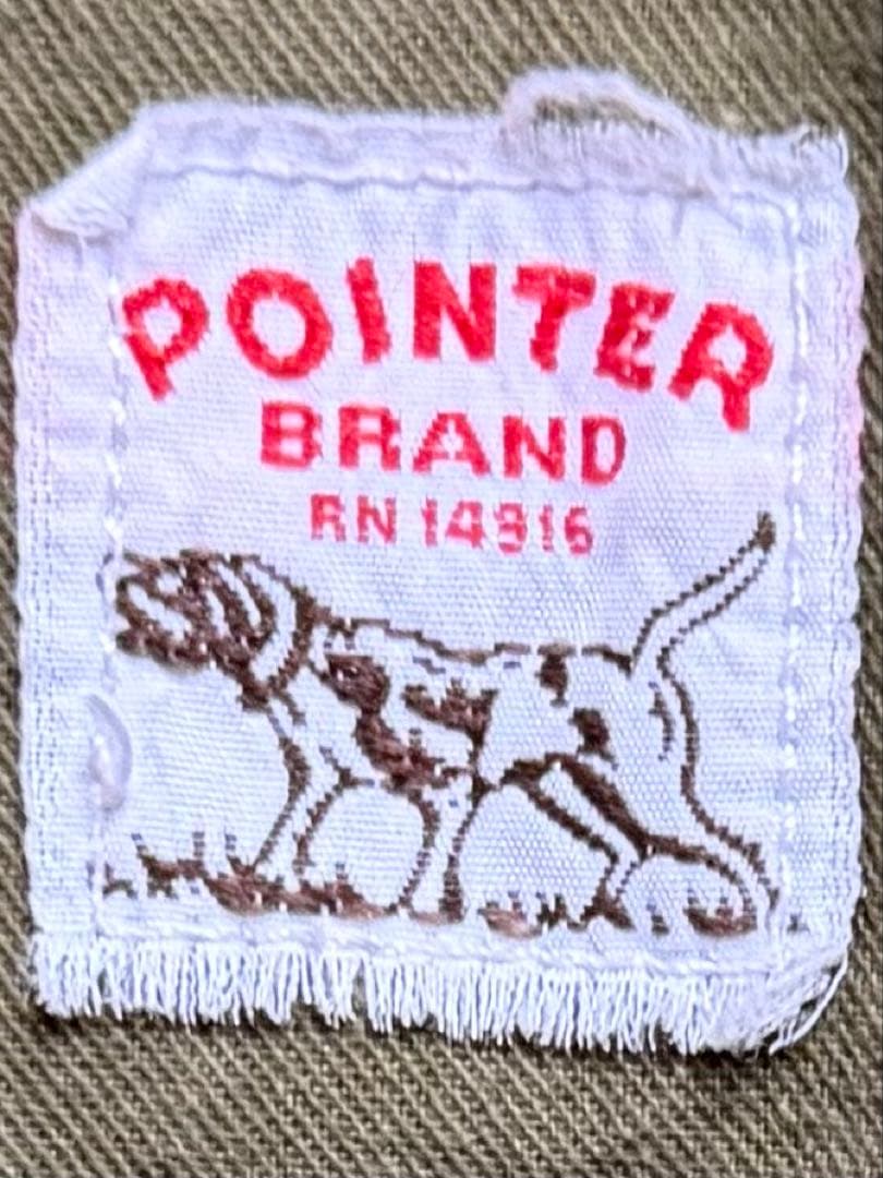 90's アメリカ製pointer brand カバーオール オリーブ38
