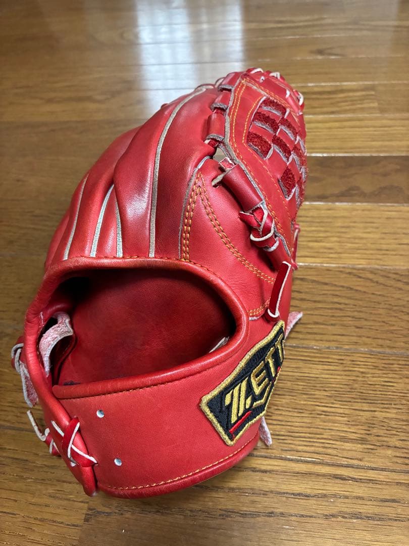 ZETT 軟式ゼットプロスティタス源田モデル赤色　美中古　即戦力