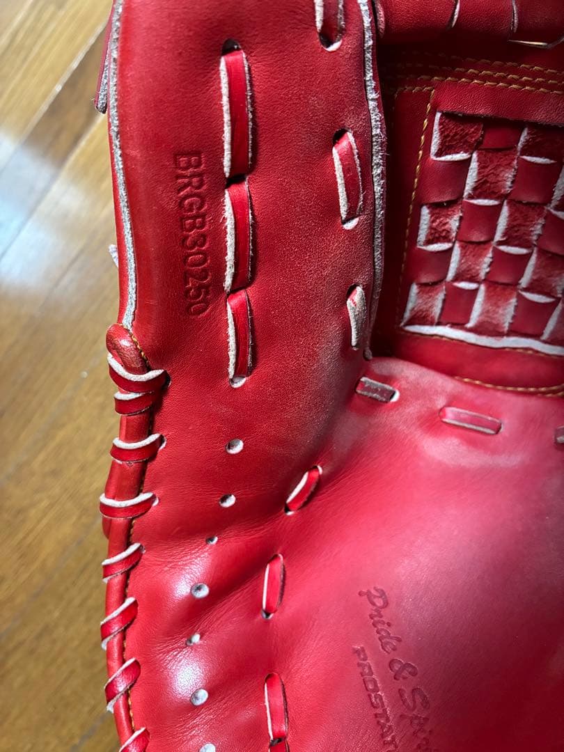 ZETT 軟式ゼットプロスティタス源田モデル赤色　美中古　即戦力