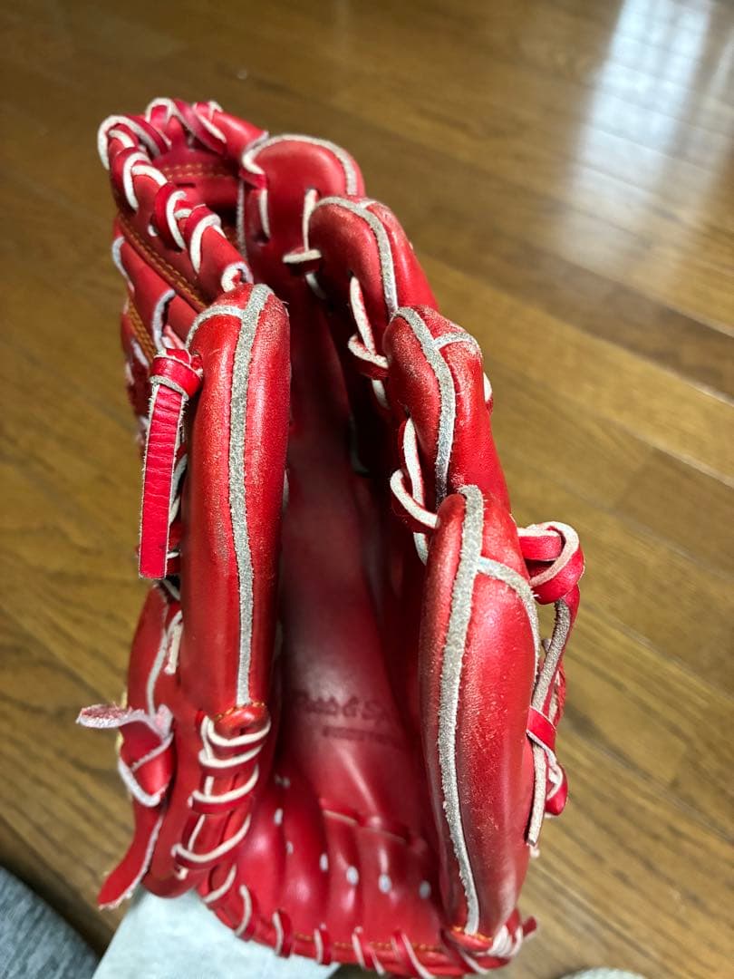 ZETT 軟式ゼットプロスティタス源田モデル赤色　美中古　即戦力