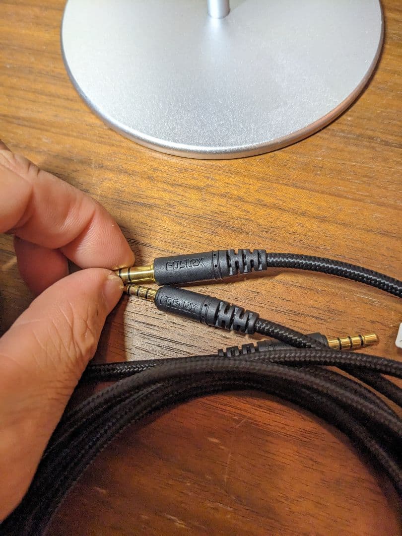 FOSTEX 60RP+純正4.4mmケーブル+ZENcan+モガミRCA2本