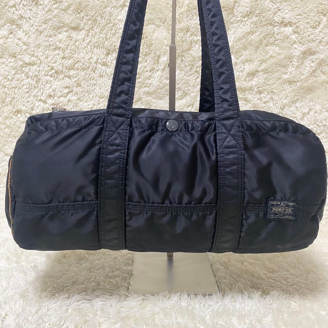 廃盤 ポーター タンカー ミニボストン ダッフルバッグ L 筒型 肩掛け