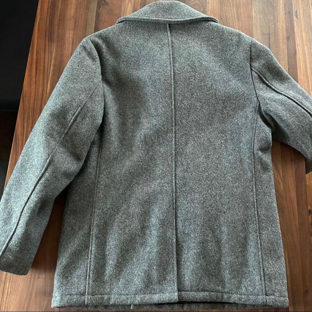 【美品⭐️】schott ピーコート usa製　グレー　40